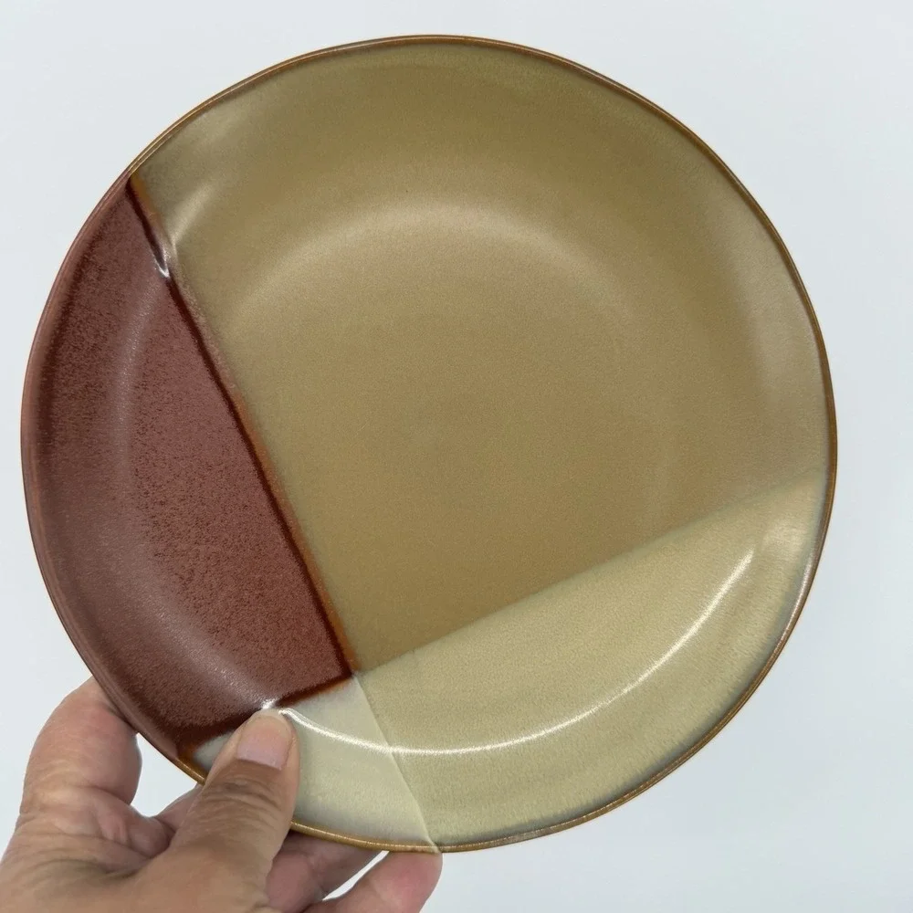 Sango Gold Dust Sienna 5039 Salad Plates Set of 6 Brown Tan 8